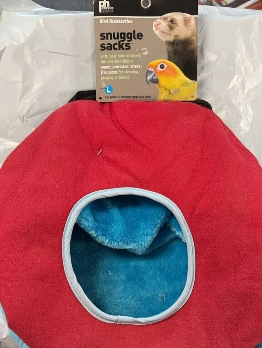 Prevue Pet Products Snuggle Sack for Birds and Ferrets